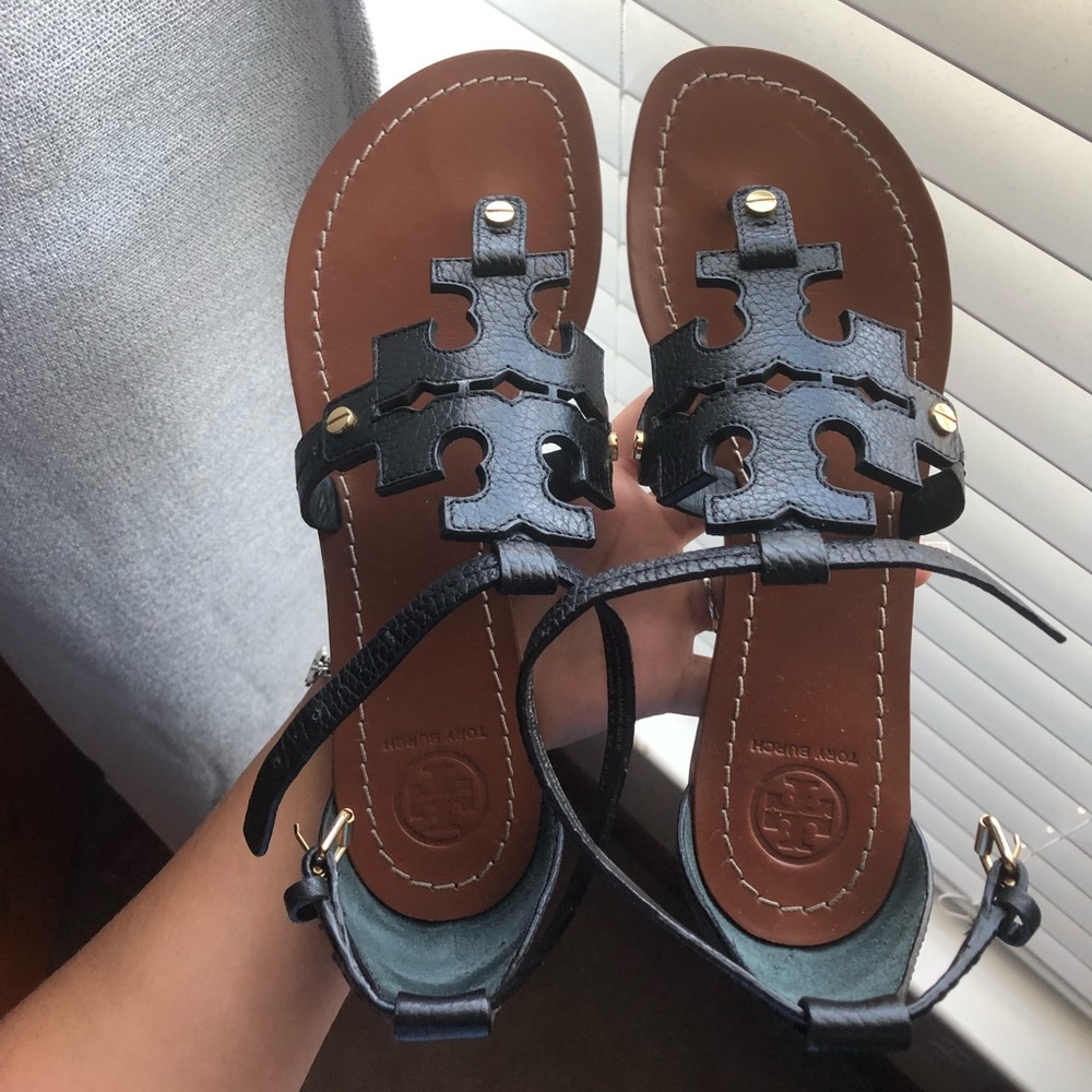 Tory Burch Black Phoebe Sandals